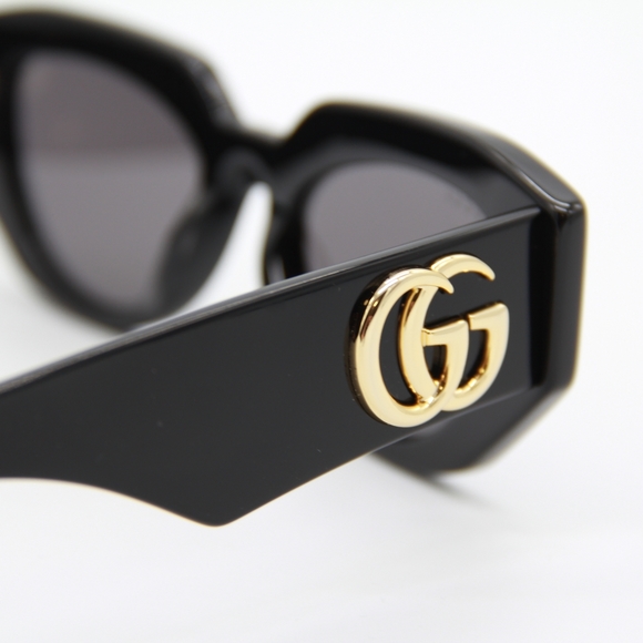 NEW GUCCI GG1421S 001 WOMEN BLACK SUNGLASSES GUCCI - Picture 10 of 15